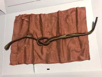 미사용 순수 실크 허리띠 오비 장식 천 세트 수제 끈