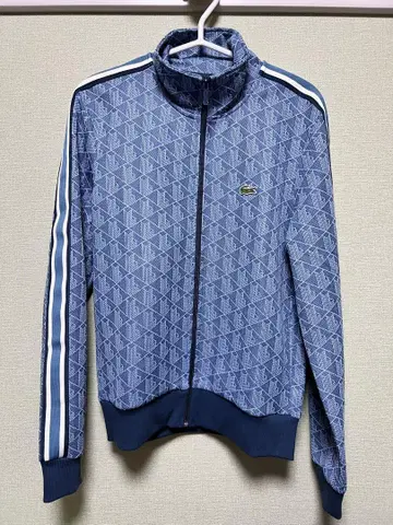 LACOSTE 모노그램 자카드 트랙 자켓