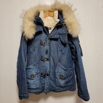 [ SLY PRODUCT ] 보아 안감 퍼 포함 데님 자켓 사이즈 1