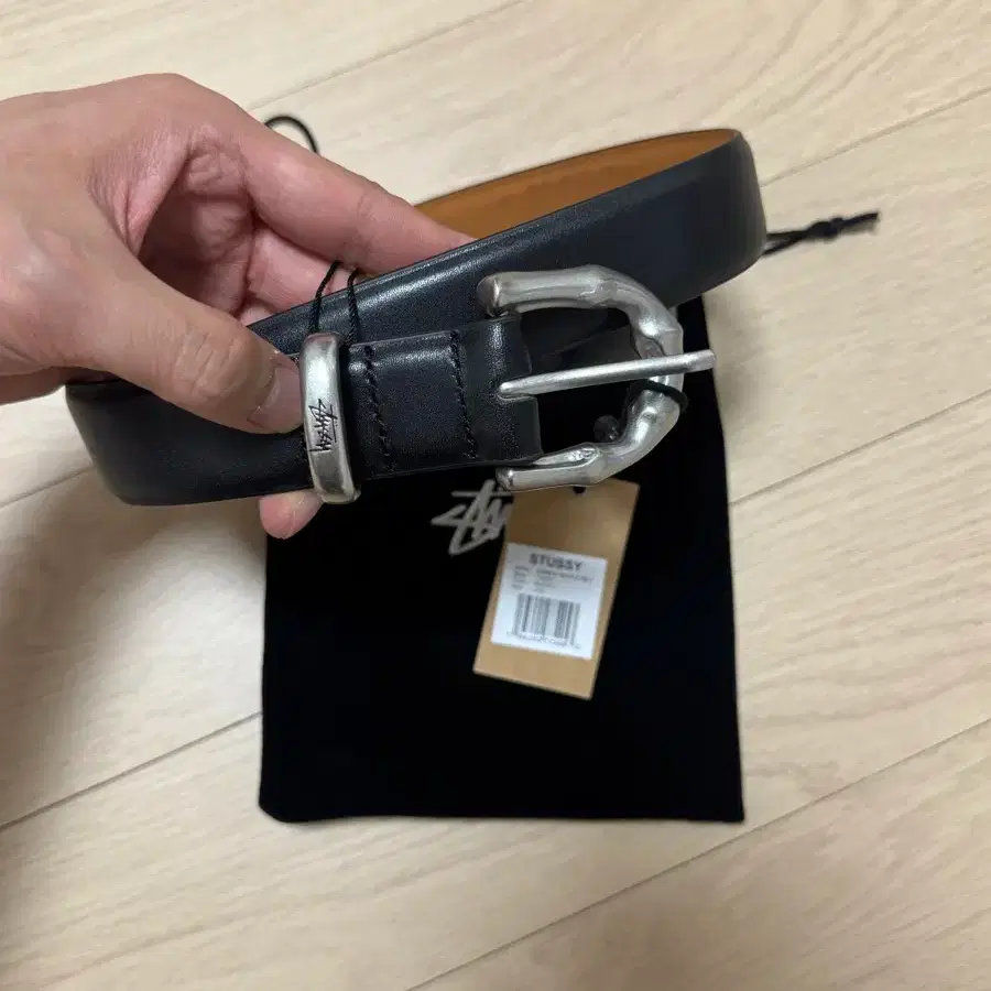 Stussy Bamboo Buckle Belt L/XL Size on Bunjang Global Site.