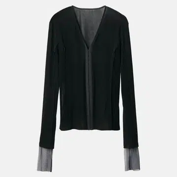 IRENENNE 25AW 프론트 후크 튤 핏 탑