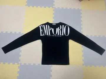 EMPORIO ARMANI 긴팔 티셔츠 블랙