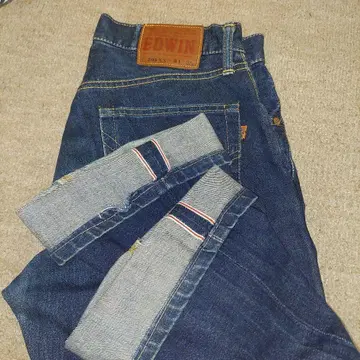 단종 W31 90s EDWIN 505XX 빨간색 귀