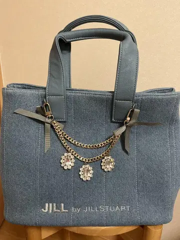 JILL by JILLSTUART 참 포함 데님 토트백 미사용 새상품