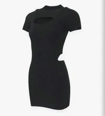 theredthread S slit open dress mini