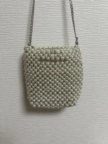 ZARA 펄 비즈 숄더백 파티백 결혼식
