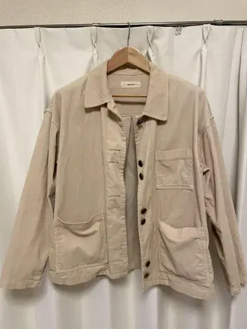 TODAYFUL 크림색 코듀로이 자켓