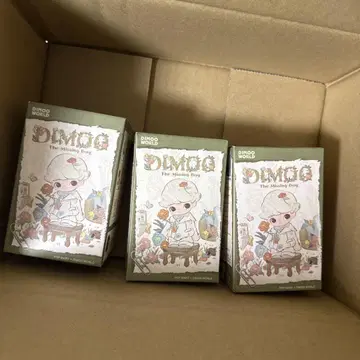 DIMOO The Missing Day 피규어 3종 세트