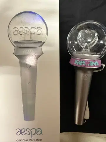 aespa 응원봉 카리나 엠블럼 키링 응원봉 케이스