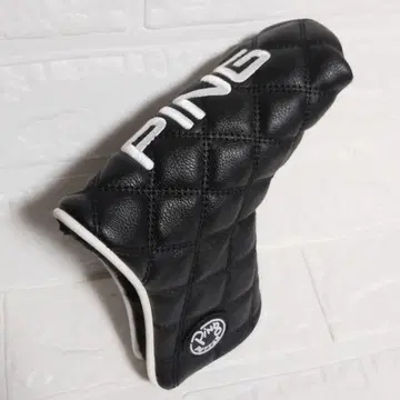 [ 새상품 미사용 정품 ] PING 퍼터용 골프헤드커버 블랙 핀형