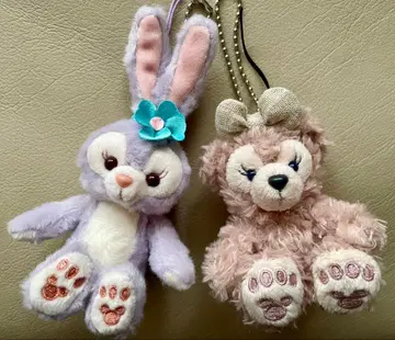 미사용 새상품 셰리메이 & 스텔라루 봉제 인형 스트랩 디즈니씨