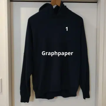 Graphpaper 네이비 후드티