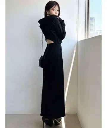 리젝시 맨투맨 후디 원피스