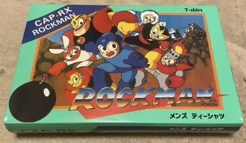 CAPCOM 락맨 T셔츠 남성용 LL 블랙 새상품