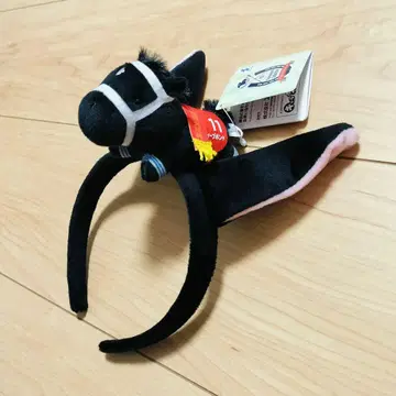 서러브레드 컬렉션 마스코트 부착 머리띠 3 딥 본드