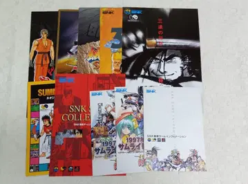 네오지오 SNK 전단지 팜플렛 34장 세트 KOF 사무라이 스피리츠 외