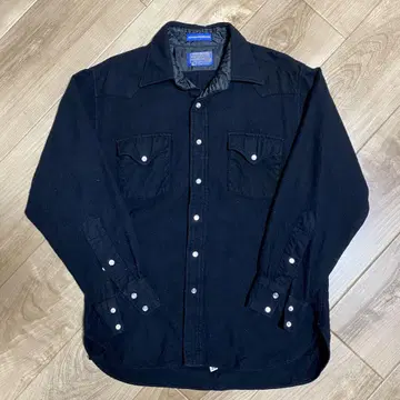 1978~81년 제조 Pendleton 웨스턴 셔츠 블랙