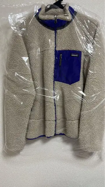 Patagonia 플리스 자켓 XXL 베이지/퍼플