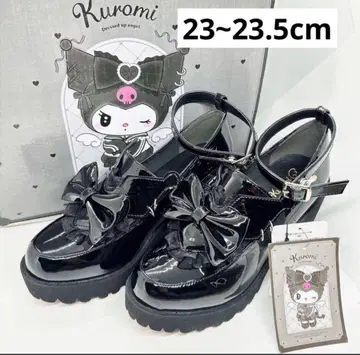 새상품 쿠로미 귀달린 통굽 로퍼 귀달린 로퍼 오메카시 텐시 M 23.5
