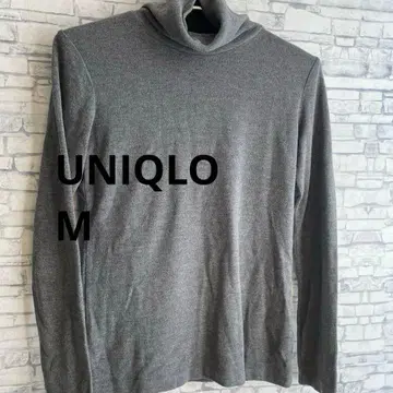 UNIQLO 유니클로 히트텍 하이넥 그레이 M 여성용