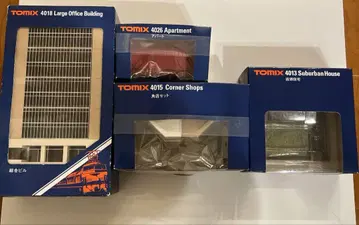 TOMIX 종합 빌딩, 아파트, 모퉁이 가게 세트, 교외 주택 세트