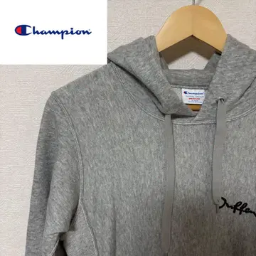 [초레어] Champion Duffer 후드티 그레이