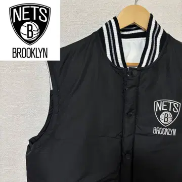 [ 초레어 ] nets brooklyn 블랙 다운 베스트