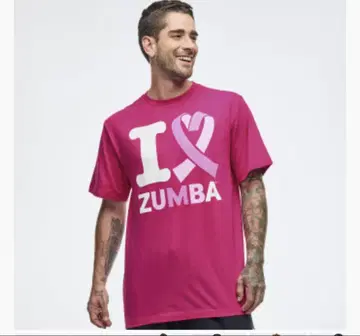 I ZUMBA 핑크 티셔츠