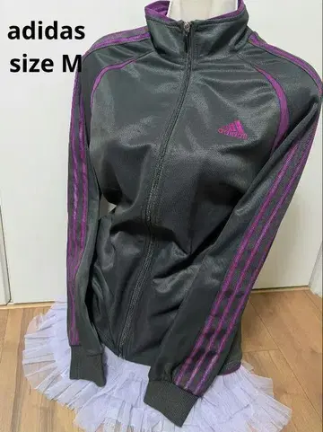 adidas 아디다스 트랙 자켓 M 저리 퍼플 Y2K