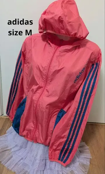adidas 아디다스 윈드 브레이커 트랙 자켓 핑크 Y2K