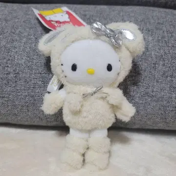 헬로키티전 교토 마스코트 홀더 눈토끼 키티