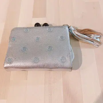 perche 페르케 실버 가마구치 지갑