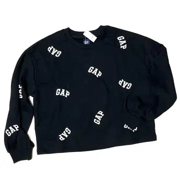 GAP 후드티 로고 블랙 L