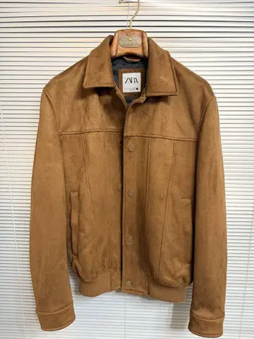 [ 새상품급 ] ZARA 스웨이드 자켓 S 브라운