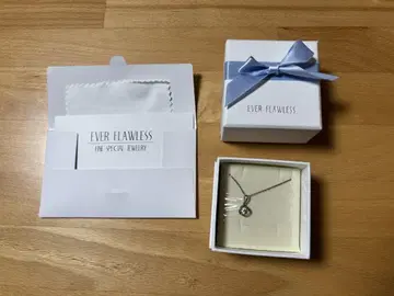 EVER FLAWLESS 실버 목걸이 기프트 박스 포함