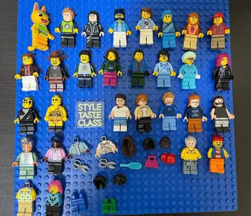 레고 LEGO 미니 피규어 일괄 25개 모동숲 햑파브 팹파이브