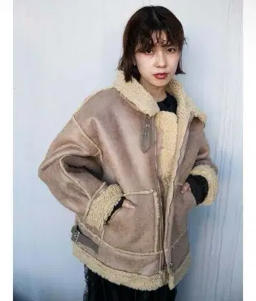 [ merry jenny ] 페이크 무스탕 자켓 아우터 메리제니