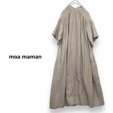 moa maman 모 린넨 원피스 개더 원피스 린넨
