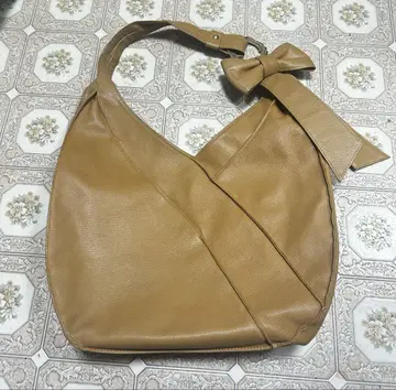 새상품급 중고 FRUTTI DI BOSCO 천연 가죽 리본 숄더백