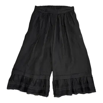 nest Robe 네스트로브 린넨 레이스 서랍 팬츠 블랙