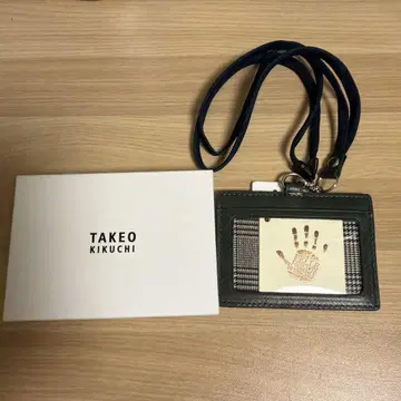 TAKEO KIKUCHI 패스 케이스 교통카드 지갑