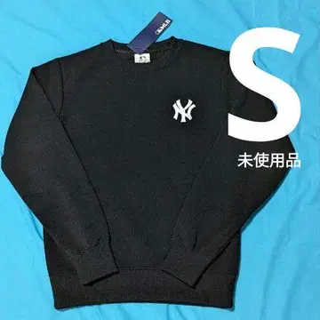 [ 미사용품 S ] MLB 양키스 자수 로고 트레이닝복 색상 블랙