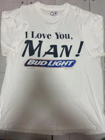 90s Bud Light 티셔츠 XL USA 제조