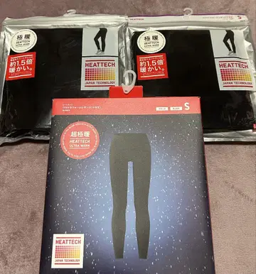[ UNIQLO ] HEATTECH 울트라 웜&웜 레깅스 S 3종