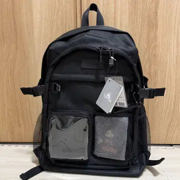 미키 럭색 백팩 클리어 창 패스 케이스 포함 22L