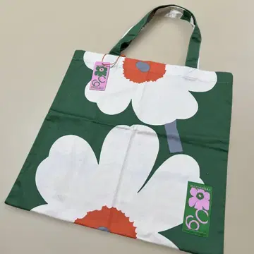 marimekko 꽃무늬 토트백 60주년 기념 미사용 새상품