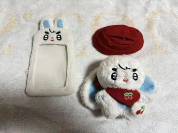에스크 토끼 트레이딩 카드 케이스 봉제 인형