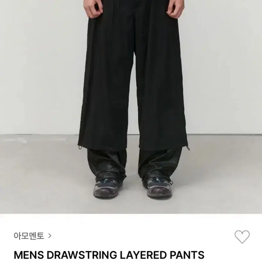 Amomento DRAWSTRING LAYERED PANTS 1 #아모멘토 on Bunjang Global Site.