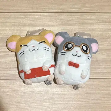 햇살이 가득 홈타운 햄스터 마이도군 안경군 봉제 인형 2체 세트