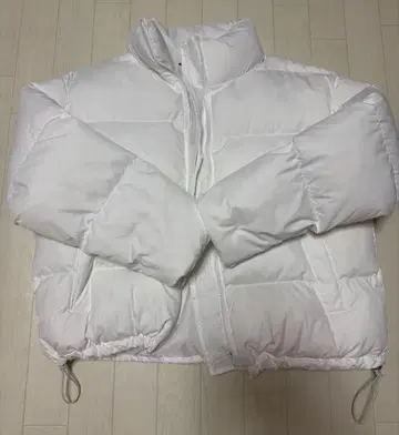 다운 자켓 화이트